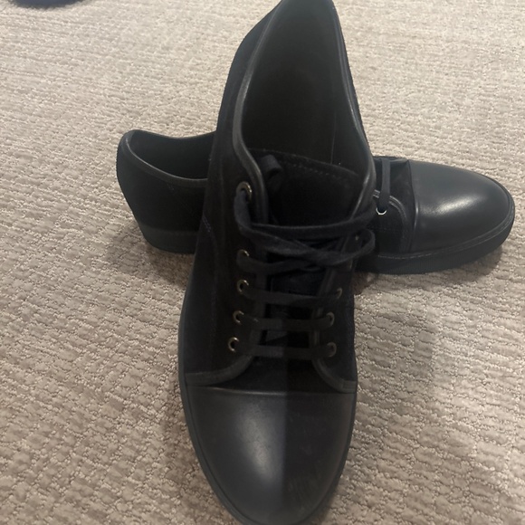 Lanvin DBB1 Toe Capped Navy Blue - Suede & LEATHER - GREAT CONDITION - Picture 4 of 7